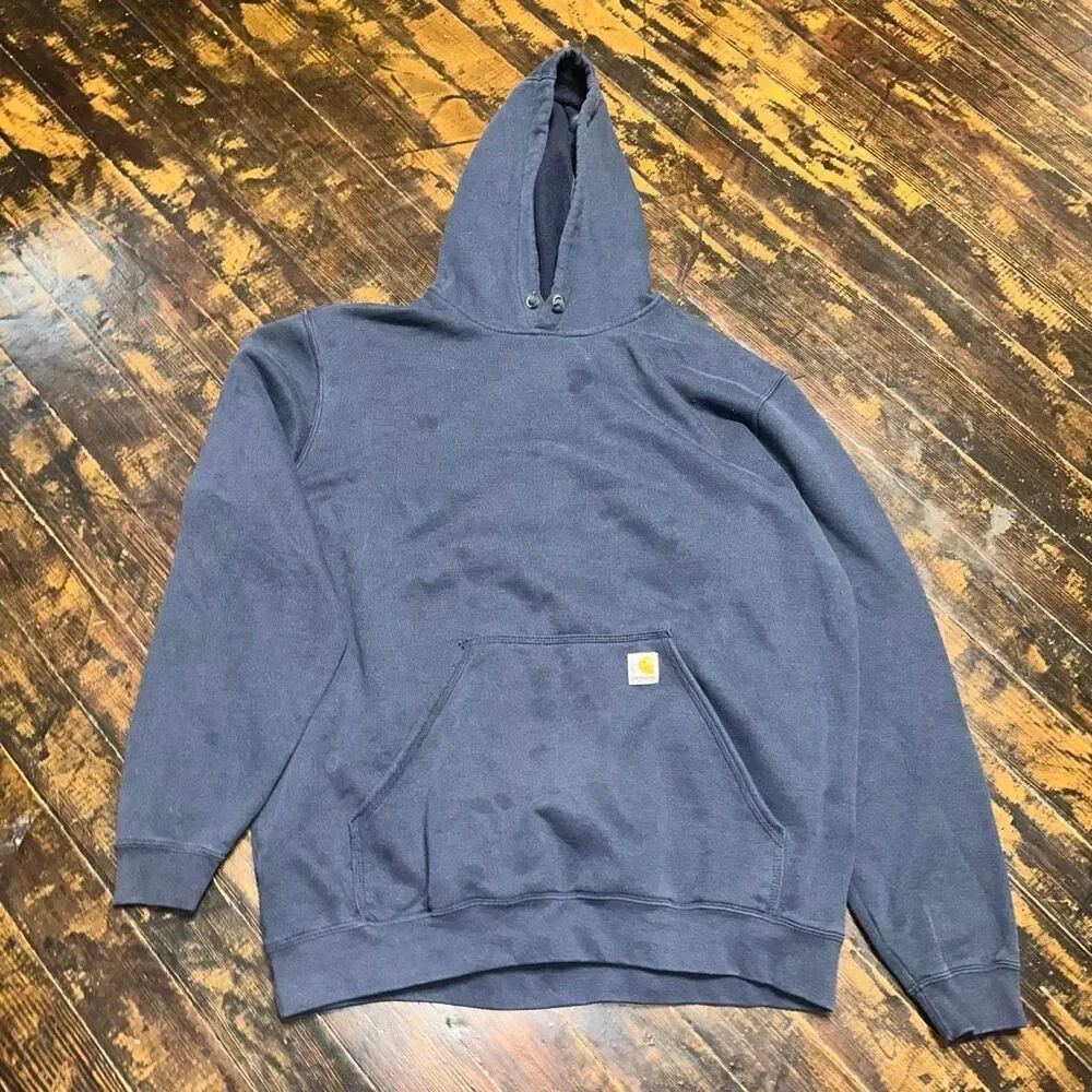 Carhartt navy blue XL tall workwear pullover hoodie